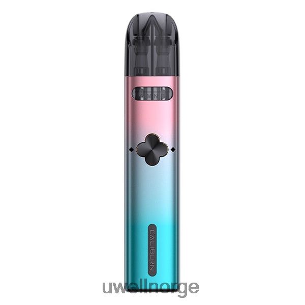 UWELL E Cig - UWELL CALIBURN EXPLORER sett (pod system) D6204Z167 rosa/cyan