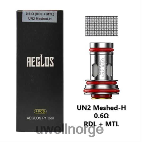 UWELL Flavors - UWELL AEGLOS spoler | 4-pakning D6204Z270 p1 un2 meshed-h 0,6ohm