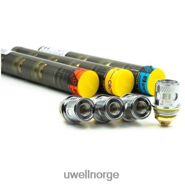 UWELL Flavors - UWELL CROWN 2 erstatningsspoler (4-pakning) D6204Z260 sus316 parallell 0,25ohm